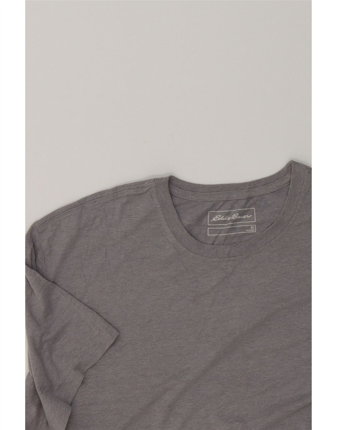 EDDIE BAUER Mens T-Shirt Top XL Grey Cotton Vintage Eddie Bauer and Second-Hand Eddie Bauer from Messina Hembry 