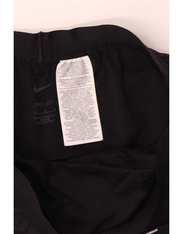 Nike Mens Dri Fit Sport Shorts Large Black Polyester