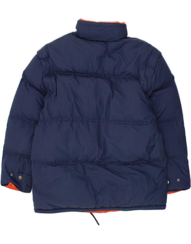 LOTTO Mens Reversible Padded Jacket UK 40 Large Navy Blue Vintage Lotto and Second-Hand Lotto from Messina Hembry 