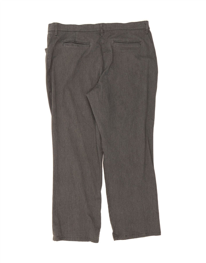 LEE Womens Bootcut Casual Trousers US 16 2XL W38 L26 Grey Cotton Vintage Lee and Second-Hand Lee from Messina Hembry 