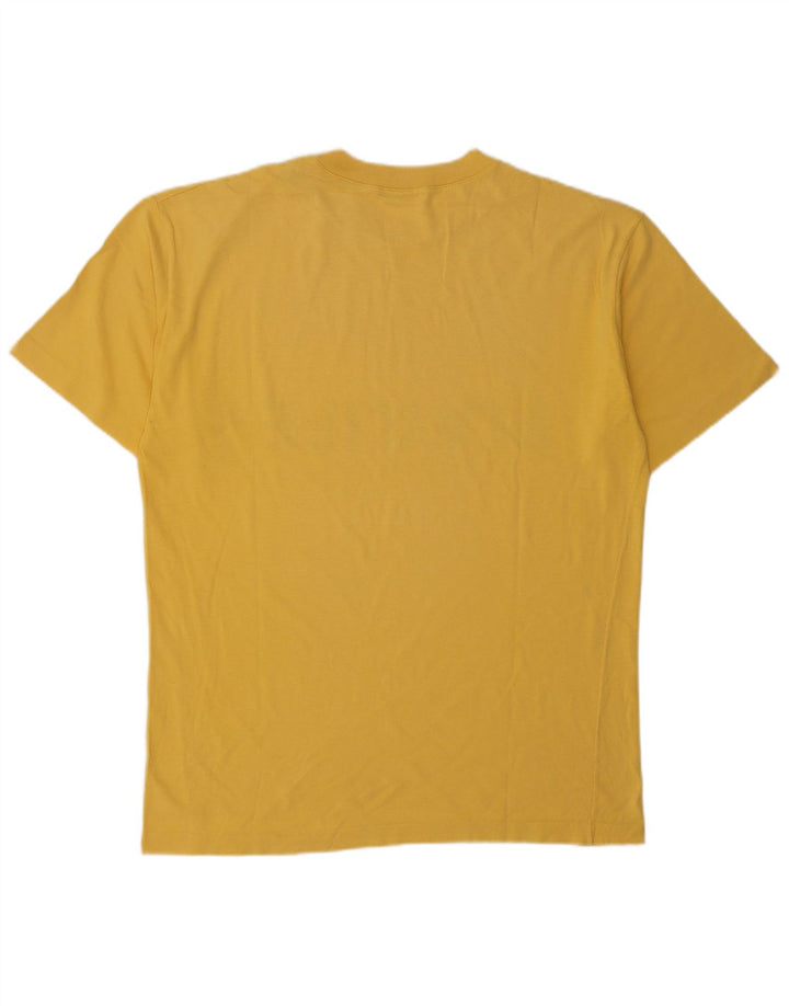 Playlife Mens Graphic T-Shirt Top Medium Yellow
