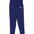 ASICS Boys Tracksuit Trousers 13-14 Years XL Navy Blue Polyester Vintage Asics and Second-Hand Asics from Messina Hembry 