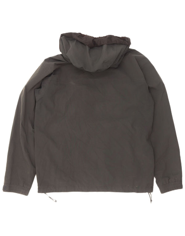 Sprayway Mens Hooded Rain Jacket UK 38 Medium Grey Polyester