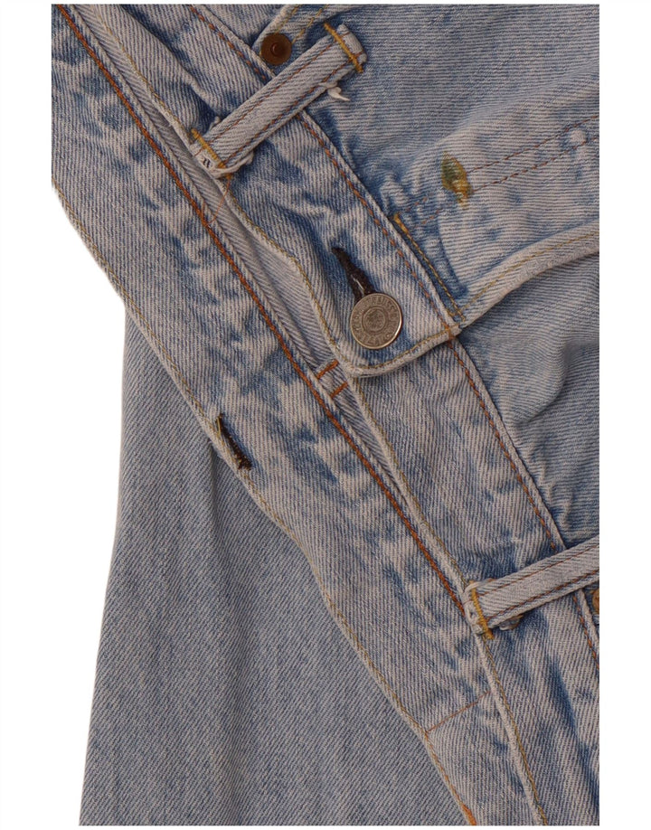 LEVI'S Mens 501 Straight Jeans W36 L27 Blue Cotton