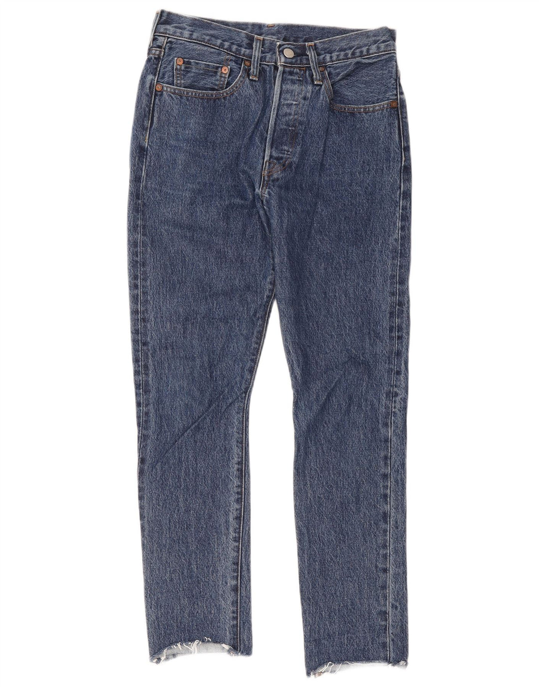 Levi's Mens 501 Straight Jeans W26 L28 Blue Cotton