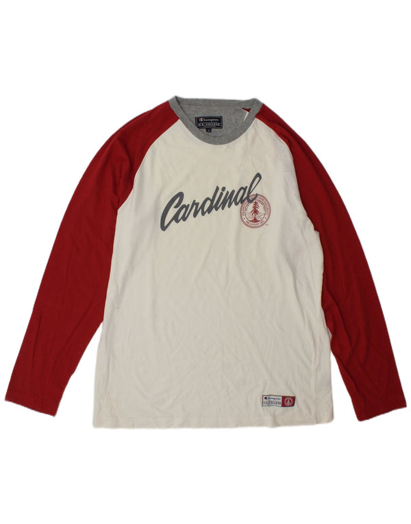 Champion Mens St. Louis Cardinals Graphic Top Long Sleeve XL White