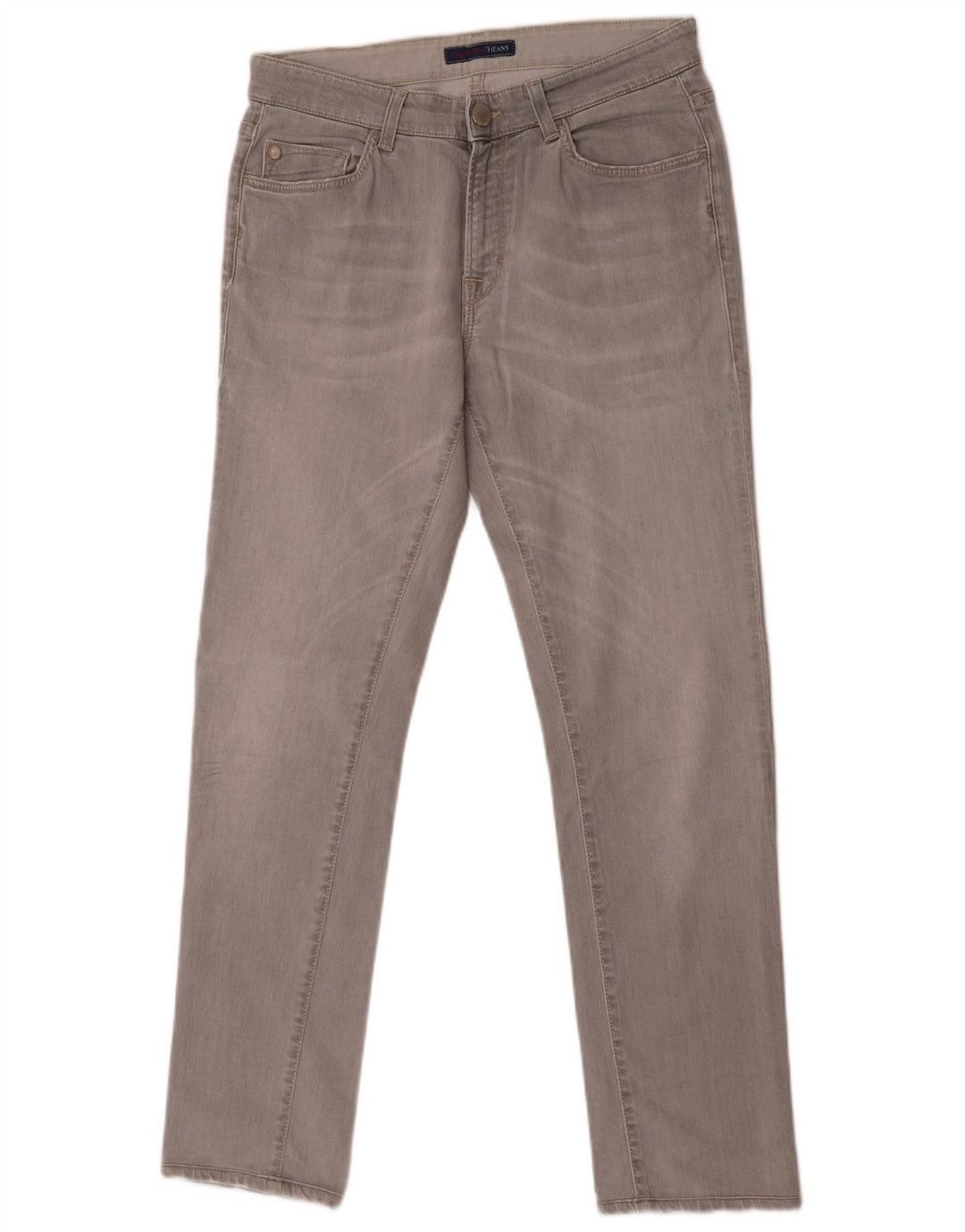 Trussardi Mens Slim Jeans W29 L30 Grey Cotton