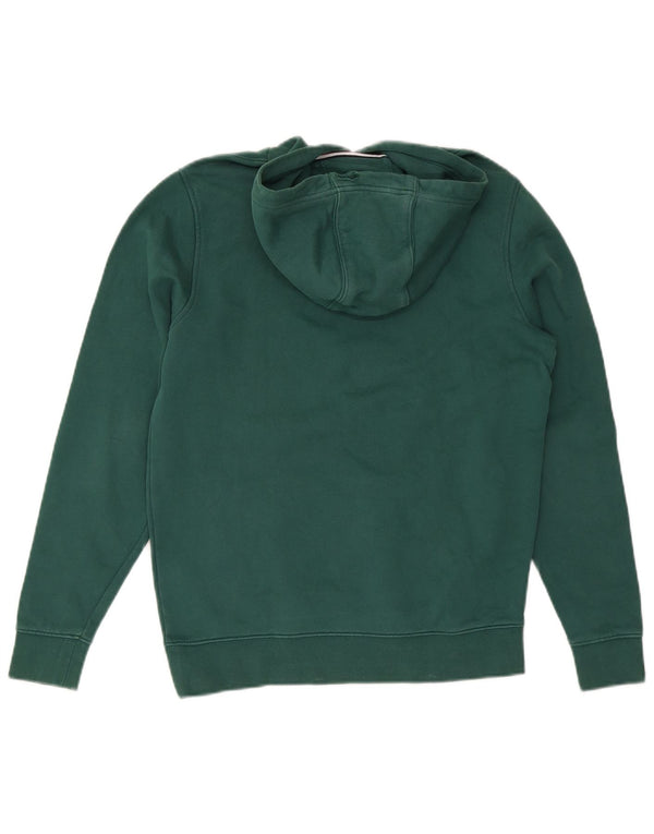 Tommy Hilfiger Mens Graphic Hoodie Jumper Small Green Cotton