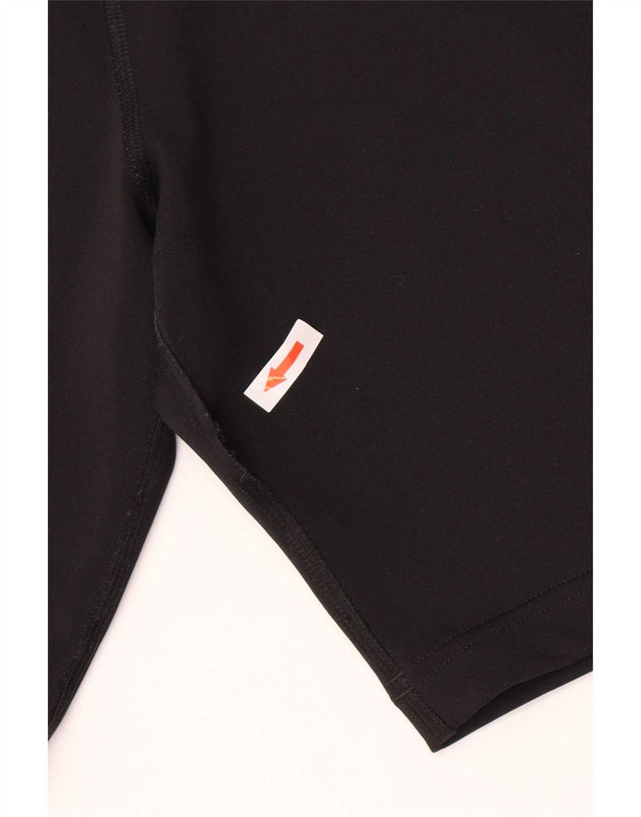 Adidas Womens Sport Shorts UK 12 Medium  Black Polyester