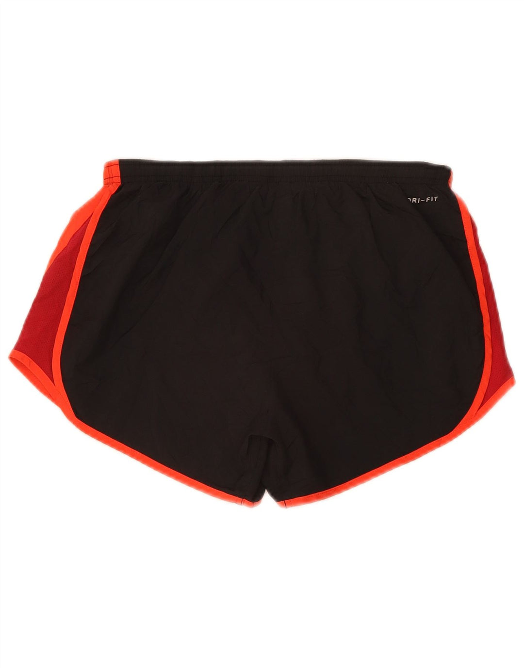 NIKE Womens Dri Fit Sport Shorts UK 10 Small Black Colourblock Polyester