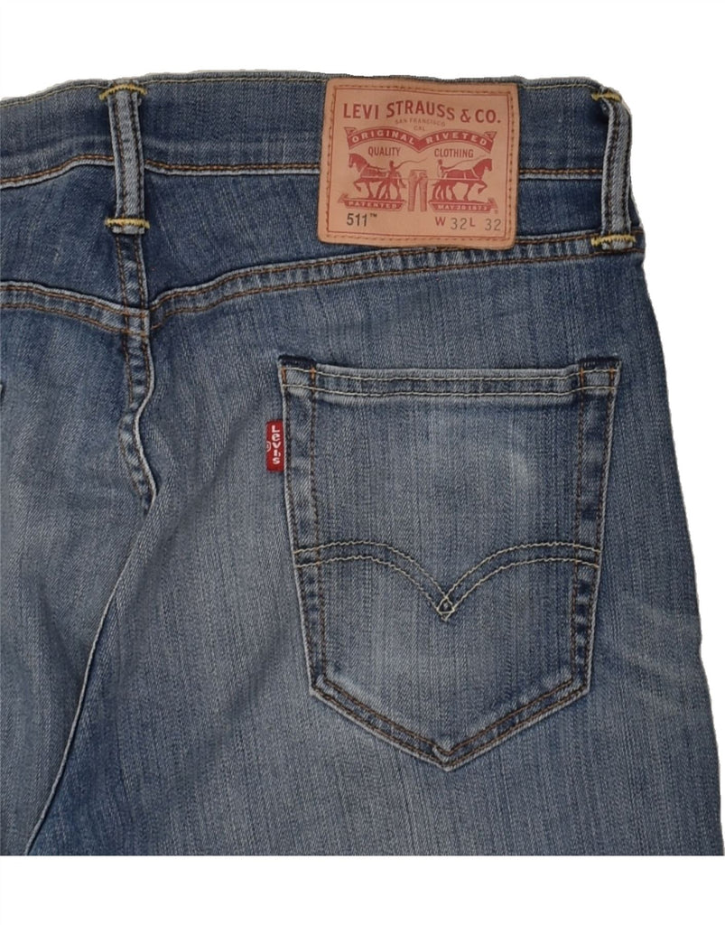 LEVI'S Mens 511 Slim Jeans W30 L30 Blue Cotton | Vintage Levi's | Thrift | Second-Hand Levi's | Used Clothing | Messina Hembry 