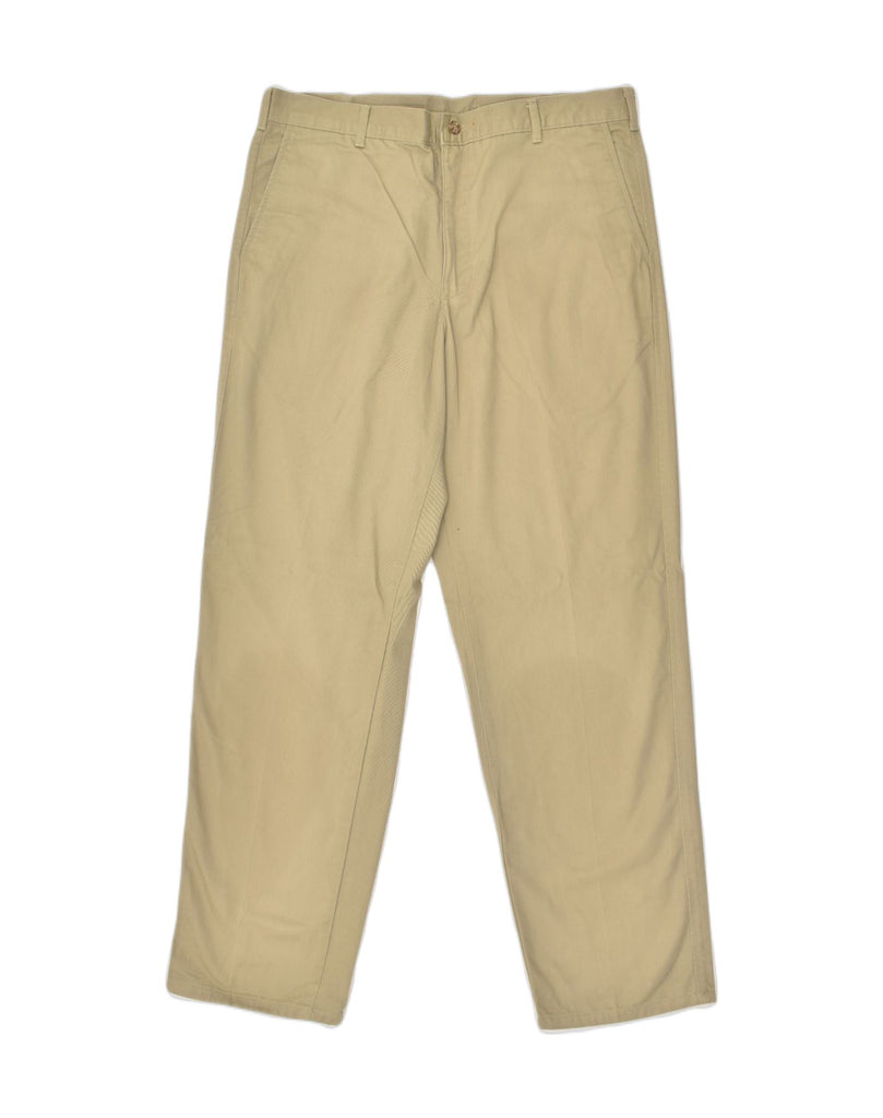 LEE Mens Tapered Chino Trousers W34 L30  Beige Cotton | Vintage Lee | Thrift | Second-Hand Lee | Used Clothing | Messina Hembry 