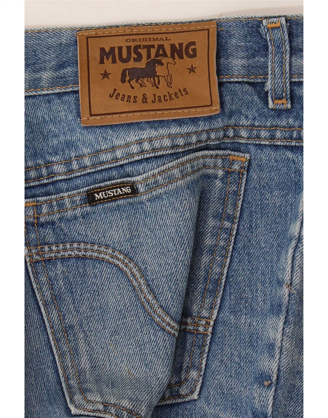 Mustang Womens Denim Shorts W28 Medium Blue