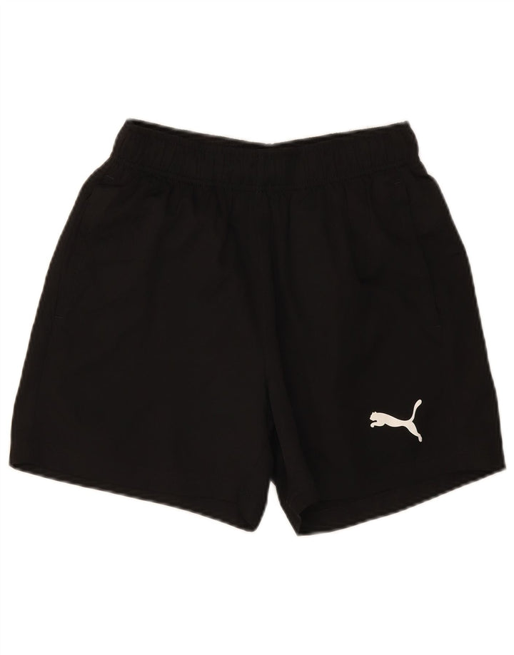 PUMA Womens Sport Shorts UK 8 Small  Black