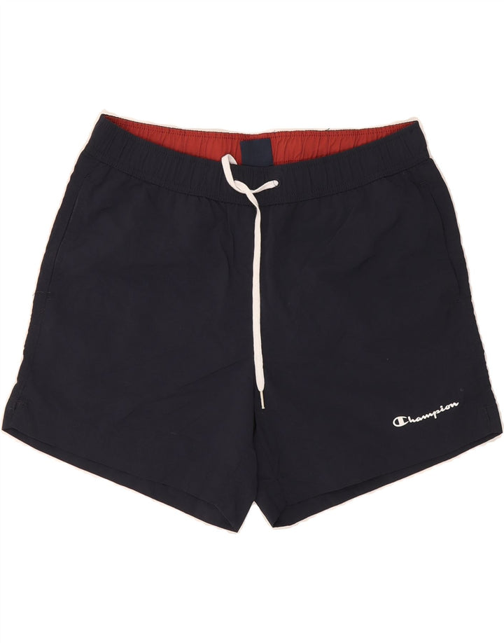 CHAMPION Mens Swimming Shorts Medium  Navy Blue Polyamide Vintage Champion and Second-Hand Champion from Messina Hembry 
