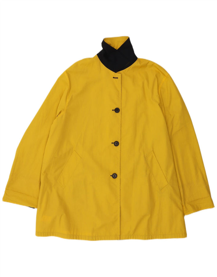 Vintage Womens Oversized Reversible Overcoat UK 18 XL Navy Blue