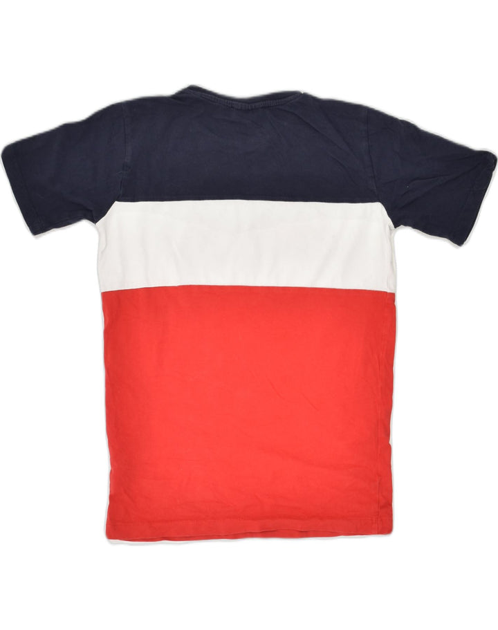 FILA Boys Graphic T-Shirt Top 11-12 Years Multicoloured Colourblock Cotton | Vintage Fila | Thrift | Second-Hand Fila | Used Clothing | Messina Hembry 