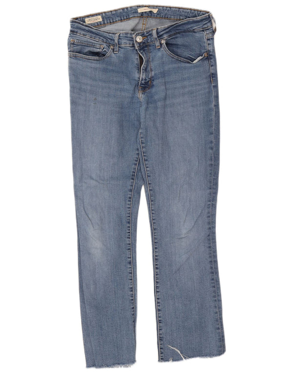Levi's Womens 715 Bootcut Jeans W30 L27 Blue Cotton