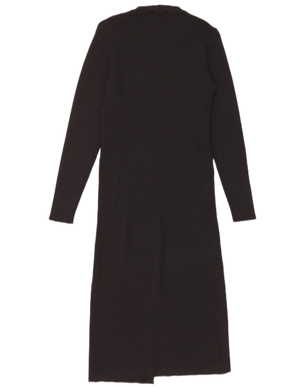 Coast Womens Jumper Dress UK 16 Large Black Nylon