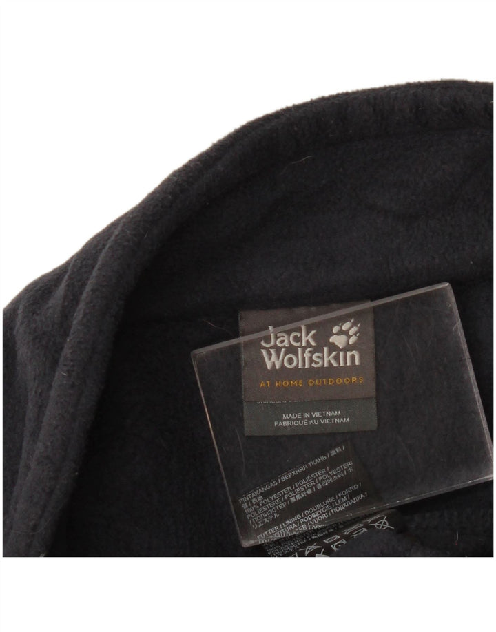 Jack Wolfskin Mens Fleece Jacket UK 44 2XL Black Polyester