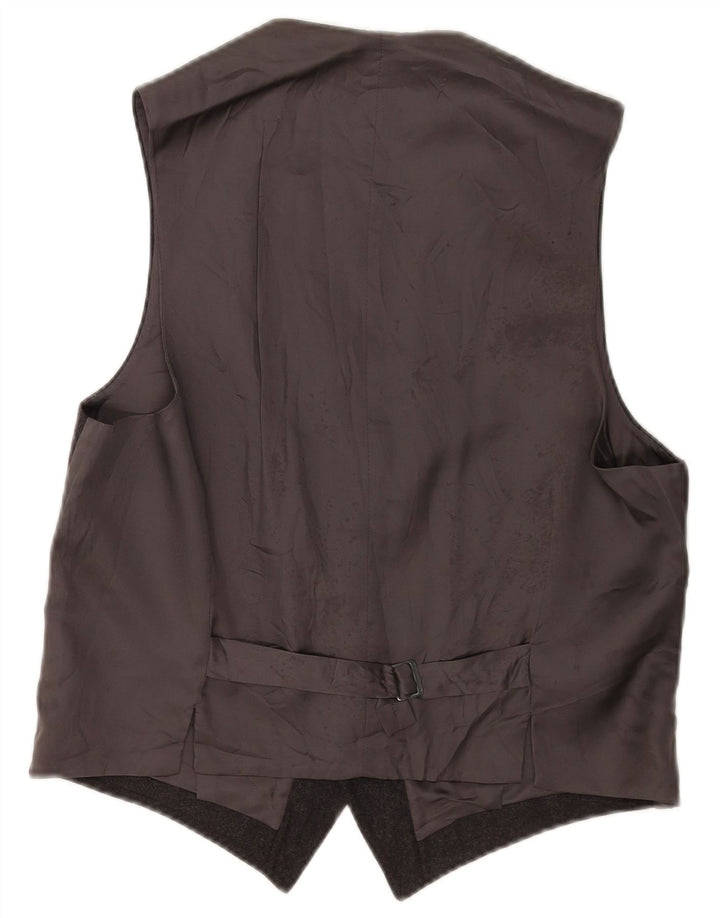 Vintage Mens Waistcoat Medium Grey
