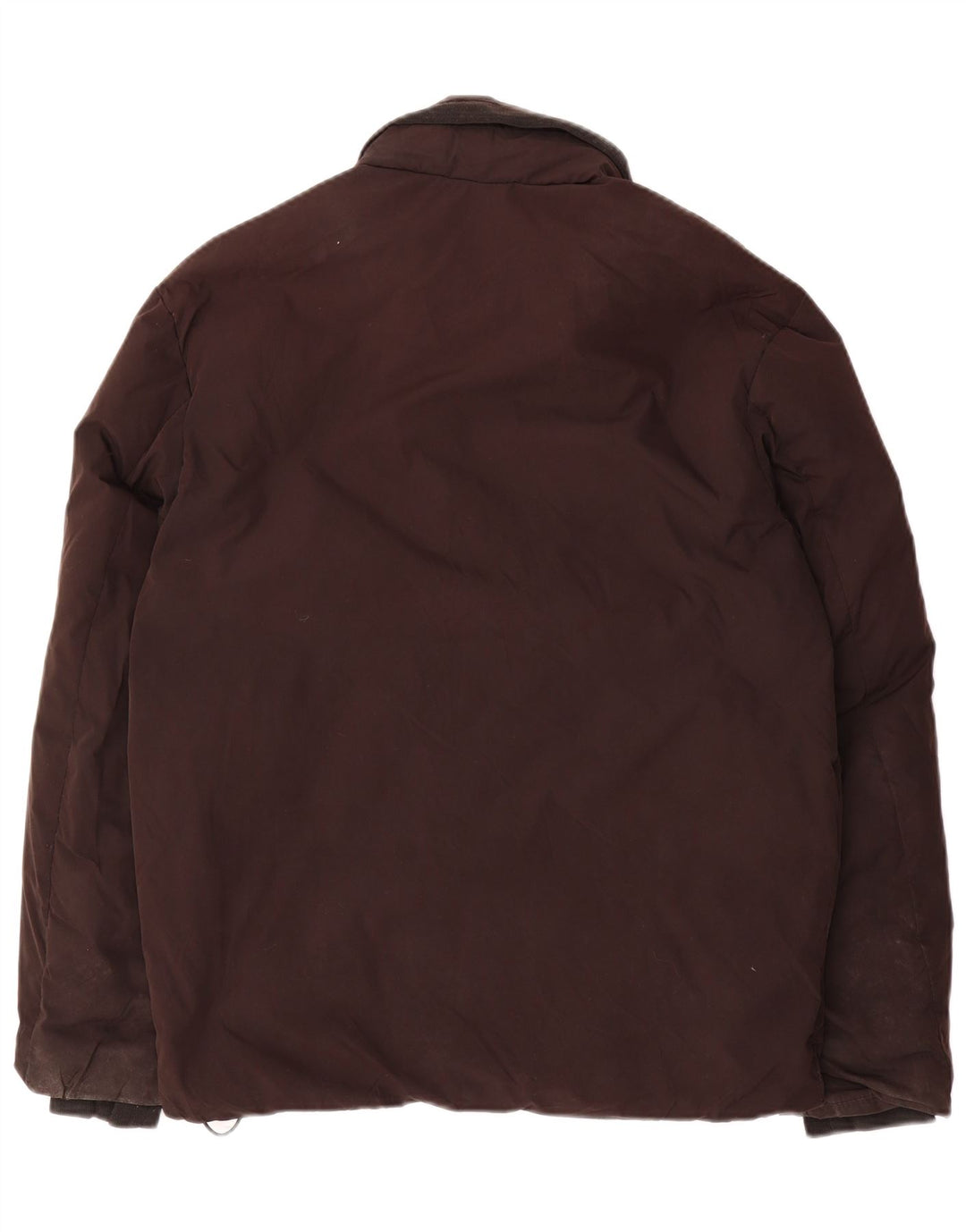 Zara Mens Hooded Padded Jacket UK 36 Small Black Polyester