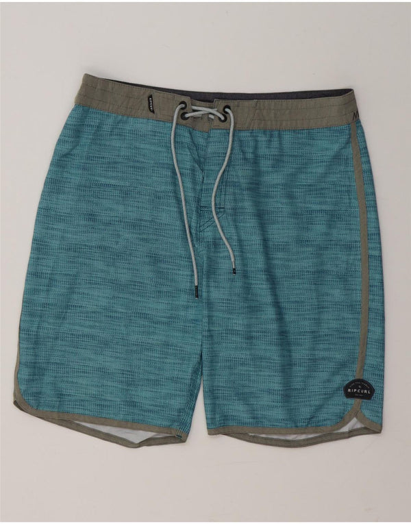 Rip Curl Mens Mirage Swimming Shorts Large  Blue Polyester