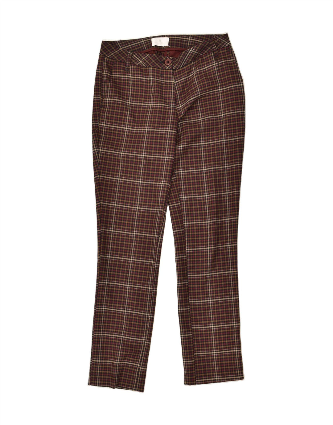 CONTE OF FLORENCE Womens Slim Chino Trousers EU 40 Medium W28 L29 Brown | Vintage Conte of Florence | Thrift | Second-Hand Conte of Florence | Used Clothing | Messina Hembry 