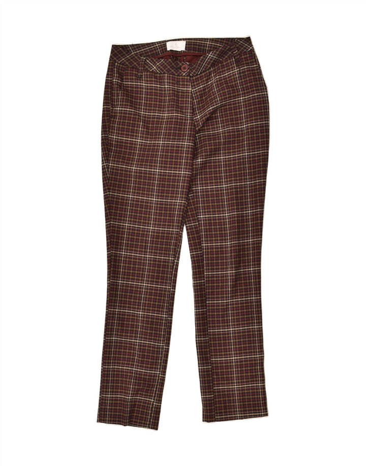 CONTE OF FLORENCE Womens Slim Chino Trousers EU 40 Medium W28 L29 Brown | Vintage Conte of Florence | Thrift | Second-Hand Conte of Florence | Used Clothing | Messina Hembry 