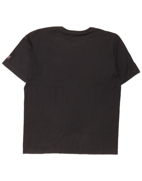 Paul & Shark Mens Yachting Graphic T-Shirt Top Large Black