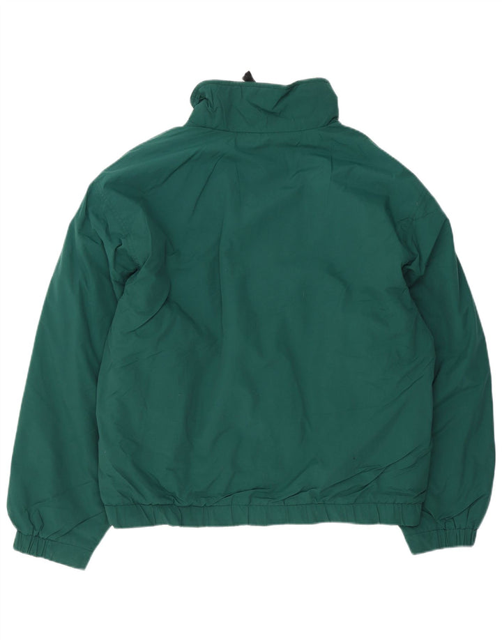 Eddie Bauer Mens Bomber Windbreaker Jacket UK 40 Large Green Polyester