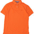 IZOD Mens Polo Shirt Medium Orange Cotton