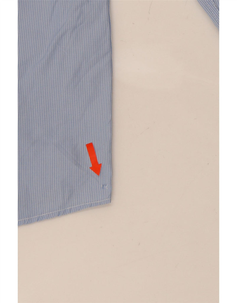 ASPESI Mens Shirt Size 17 43 XL Blue Striped Cotton Vintage Aspesi and Second-Hand Aspesi from Messina Hembry 