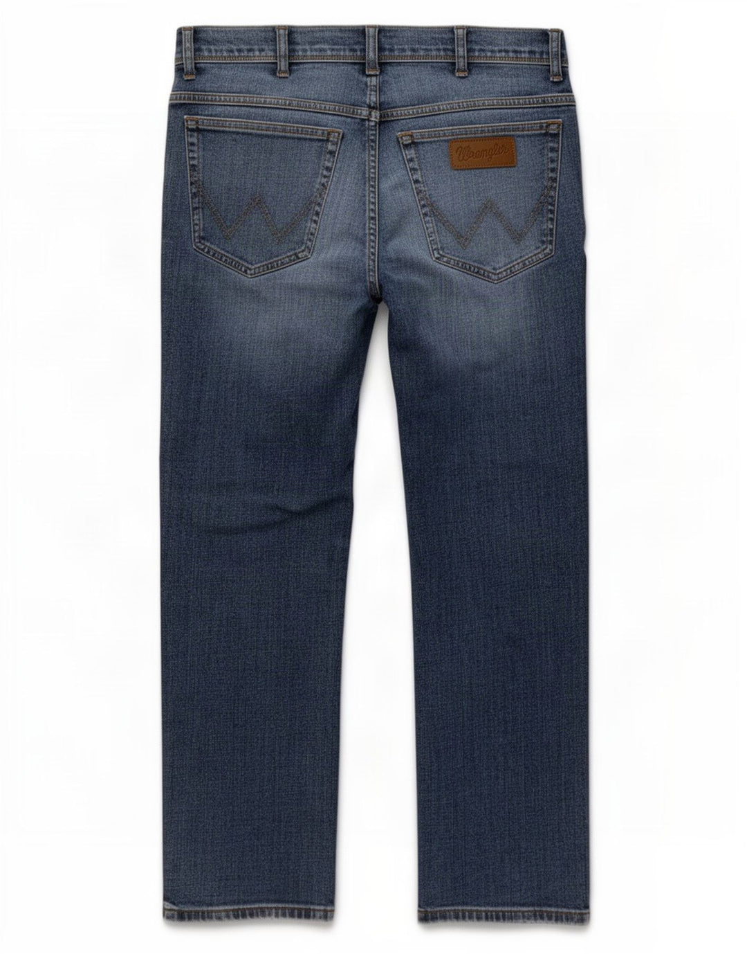 Wrangler Mens Texas Straight Jeans W32 L30 Blue Cotton