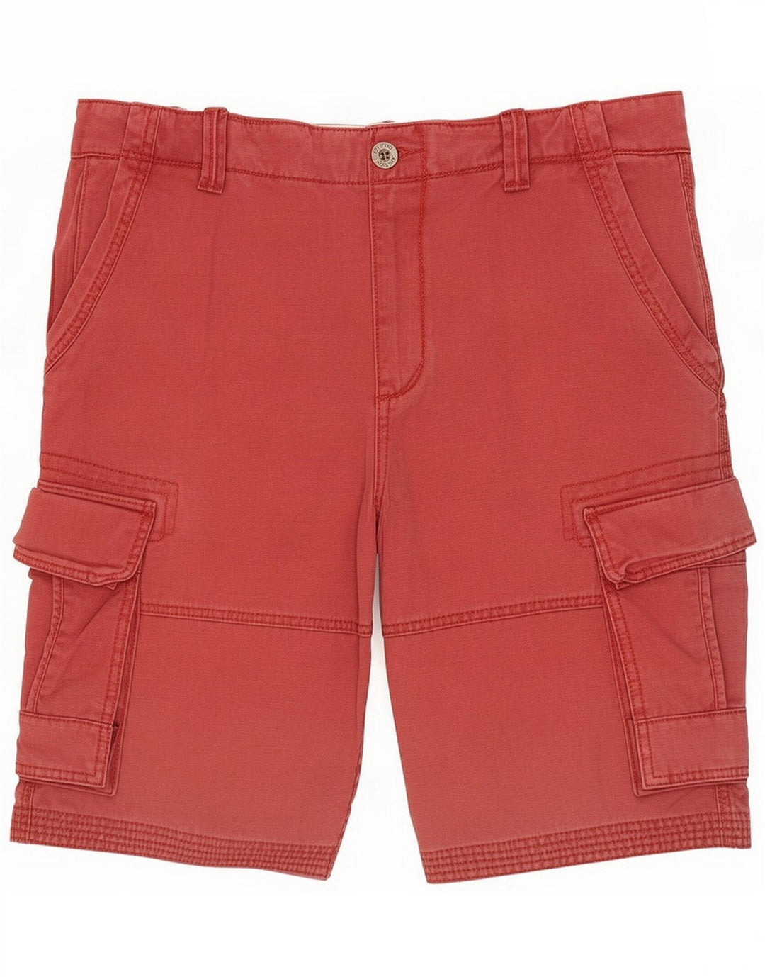 Fat Face Mens Cargo Shorts Large W36 Red Cotton