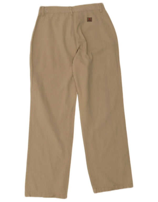 Invicta Boys Straight Casual Trousers 11-12 Years W28 L28 Beige Cotton