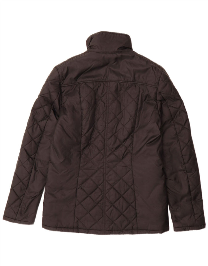 Reiss Mens Quilted Jacket UK 38 Medium Black Nylon