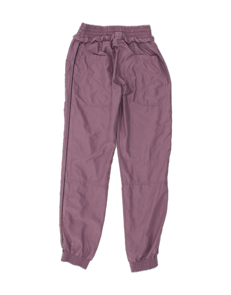 CHAMPION Womens Tracksuit Trousers Joggers UK 14 Medium Purple Polyester | Vintage Champion | Thrift | Second-Hand Champion | Used Clothing | Messina Hembry 