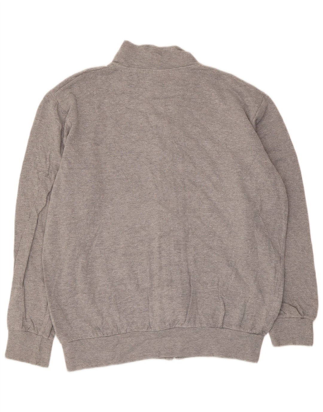 Lotto Womens Tracksuit Top Jacket UK 18 XL Grey Cotton