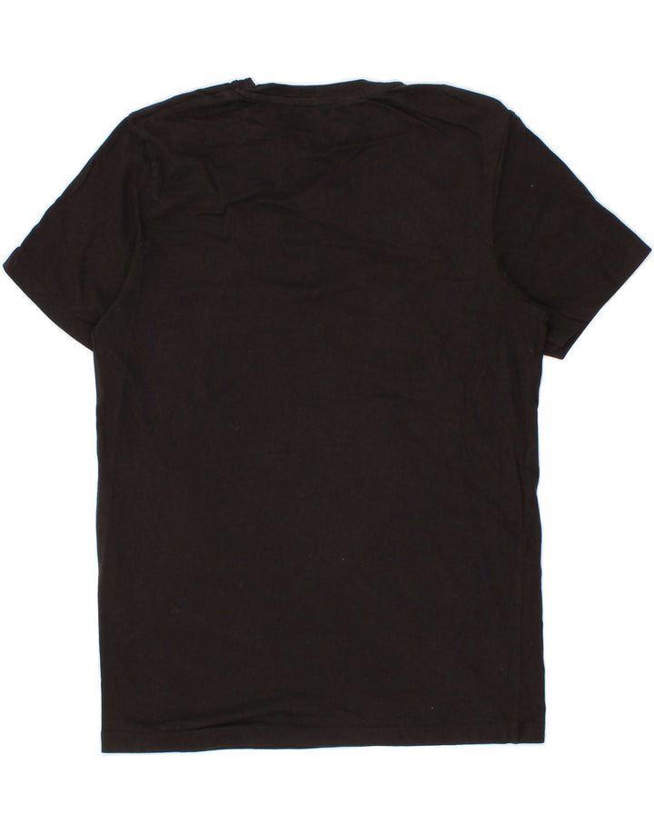 JACK & JONES Mens Graphic T-Shirt Top Medium Black Cotton Vintage Jack & Jones and Second-Hand Jack & Jones from Messina Hembry 