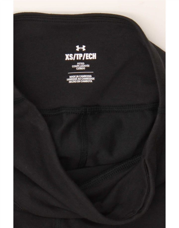 Under Armour Womens Graphic Leggings UK 4 XS Black