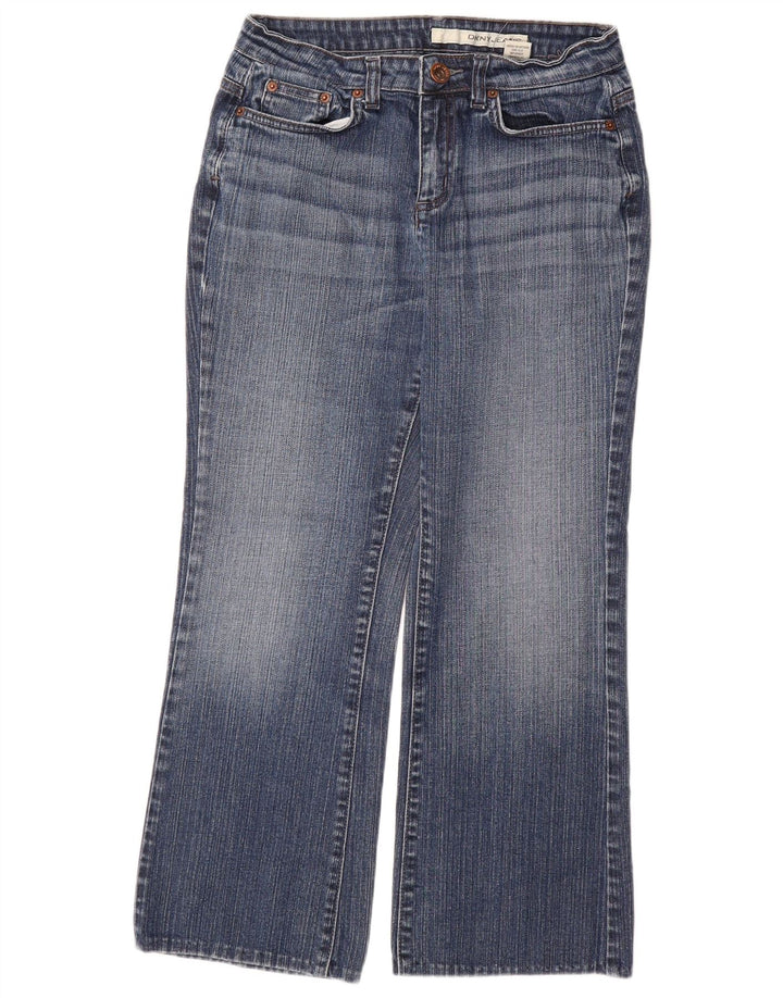 DKNY Womens Crop Bootcut Jeans US 6 Medium W26 L26 Blue