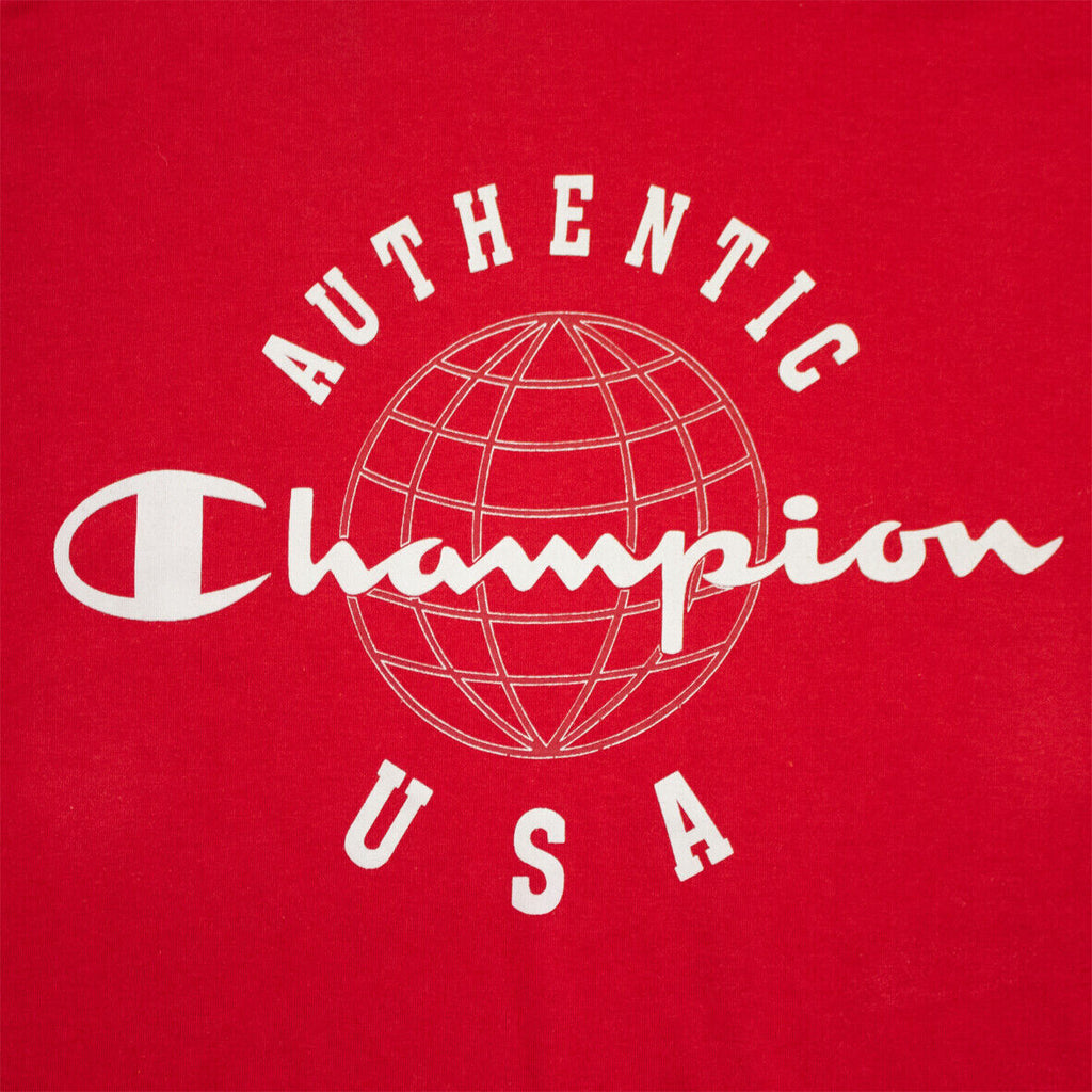 Authentic Champion USA Tshirt | Vintage Baseball Style Tee 90s Sportswear | Vintage Messina Hembry | Thrift | Second-Hand Messina Hembry | Used Clothing | Messina Hembry 