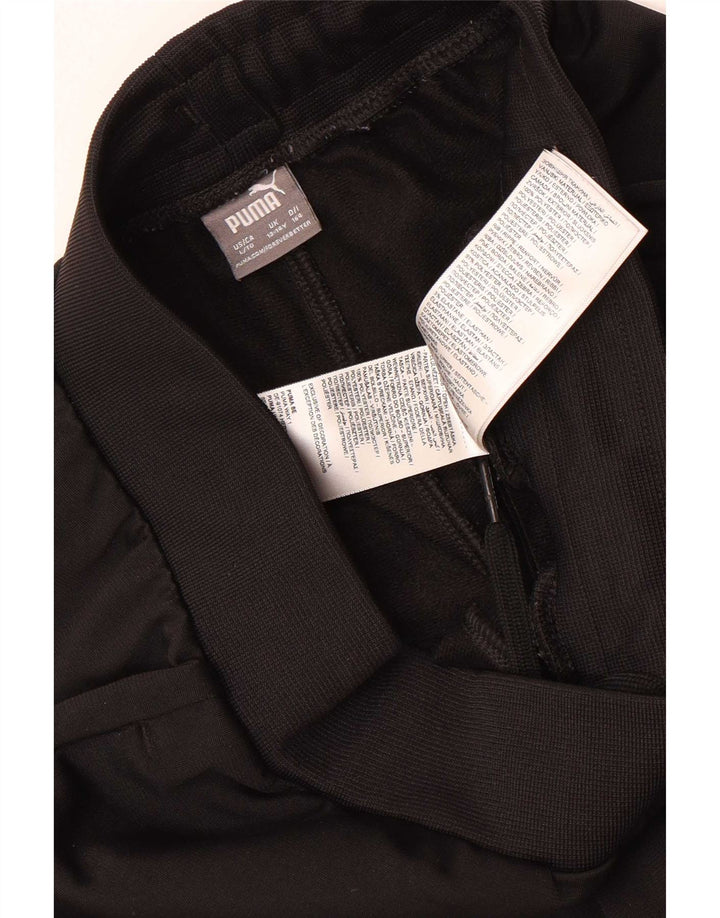 Puma Boys Tracksuit Trousers Joggers 13-14 Years Black Polyester