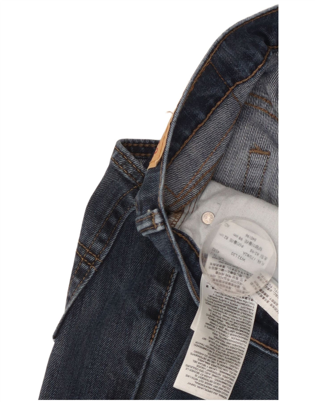 Levi's Mens 511 Slim Jeans W32 L30 Blue Cotton