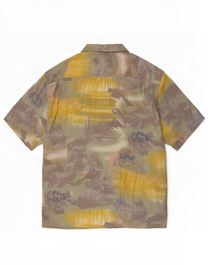 Mauro Ferrini Mens Abstract Pattern Shirt Size 43/44 XL Multicoloured