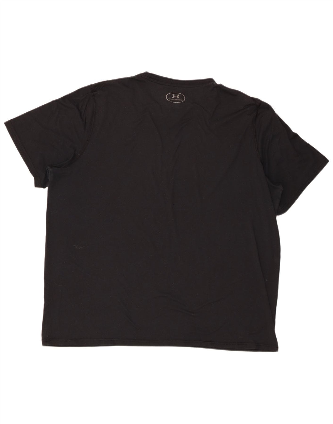 Under Armour Mens Heat Gear T-Shirt Top 2XL Black