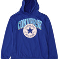CONVERSE Boys Graphic Hoodie Jumper 13-14 Years XL Blue Polyester