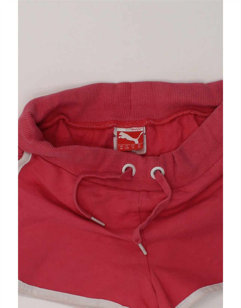 PUMA Girls Hot Pants 9-10 Years W22  Red | Vintage Puma | Thrift | Second-Hand Puma | Used Clothing | Messina Hembry 