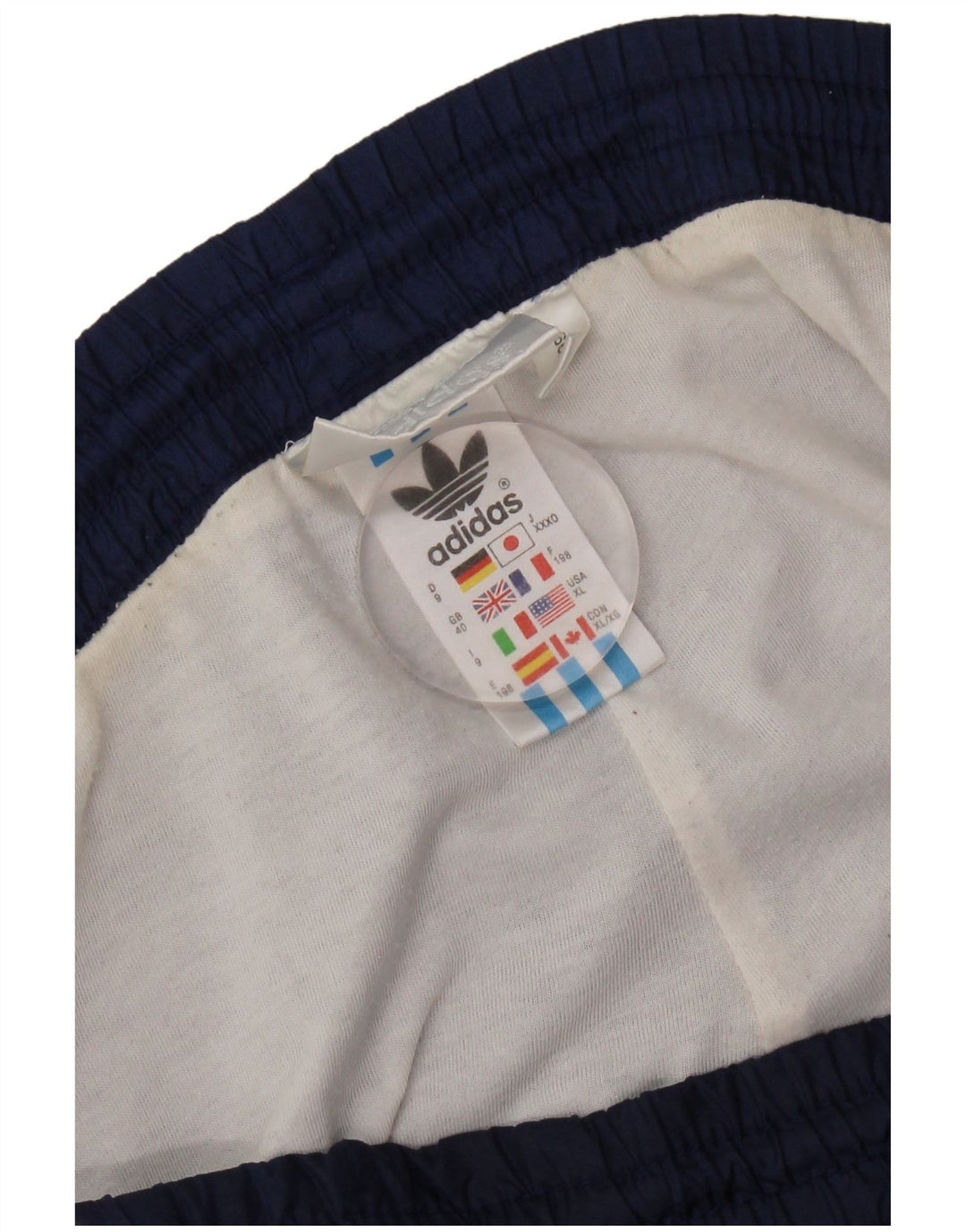 Adidas Mens Tracksuit Trousers UK 40 Medium Navy Blue Polyamide